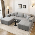 107.5" Cloud Modular Sectional Couch by Settab