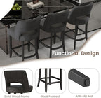 VKNOW Bar Stools Set of 4, Modern Counter Stools - Image 8