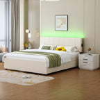 Queen Size Upholstered Platform Bed - Image 4