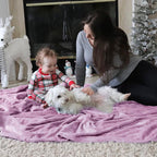 Bedsure GentleSoft Fleece Blanket Twin Size Lilac - Image 7