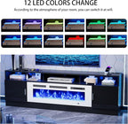 oneinmil 78" Fireplace TV Stand - Image 5