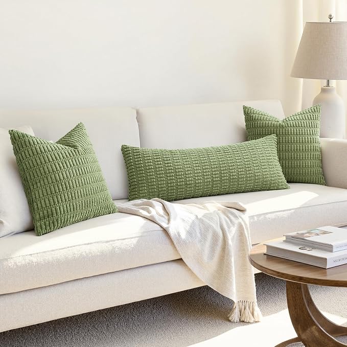 MIULEE Lumbar Corduroy Throw Pillow Cover - Image 4