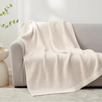 Snuggle Sac Buttery Ivory Throw Blanket - Image 6