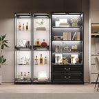 Glass Display Cabinet with Doors, Bookcase - Image 7