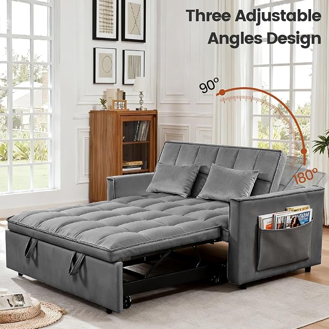 Pull Out Couch, Loveseat Sleeper Sofa Bed - Image 6