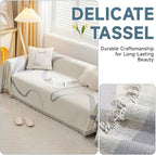 VClife Sofa Cover Washable Soft Plush Couch Cover - Image 4