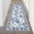 HEBE Hallway Runner Rug 2'x5', Washable Non Slip Kitchen Rug Runner | Soft Boho by HEBE