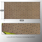 SAND MINE Reversible Mats, Plastic Straw Rug, Modern Area Rug, Large Floor Mat - Image 2
