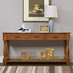 Knocbel Long Antique Entry Console Table - Image 6