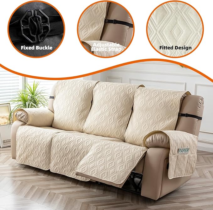 Genina Waterproof Recliner Cover - Image 7