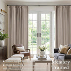 60 Inch Extra Wide 100% Blackout 108 Inch Curtains 1 Panel, Burlywood Birch | - Image 4