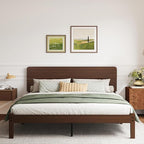 BOSRII 14in High Solid Bamboo Wood Platform King Size Bed Frame - Image 9