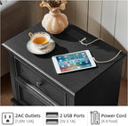 SAVOR LIFE Farmhouse Nightstand - Image 8