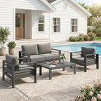 Solaste Aluminum Patio Furniture Set by Solaste
