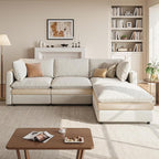 97" Modular Sectional Sofa, L Shaped Cloud Couches - Image 3