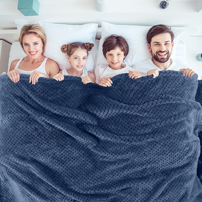 Newwiee 4 Pcs Flanne Fleece Throw Blanket - Image 6
