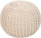 REDEARTH · Round Pouf Ottoman by REDEARTH