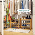 viewcare Small Shoe Rack, 3-Tier Shoe Rack - Image 4