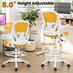 Primy Drafting Chair Tall Office Chair - Image 8