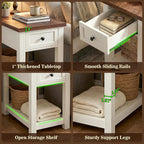 Narrow End Table with Charging Station - Image 8
