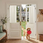 36 Inch Length Linen Blackout Curtains - Image 2