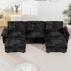 mestyl Modular Sectional Sofa Comfy Cloud Couch, U Shaped 3 Deep Seat Sofa Couch - Image 7