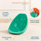 ECR4Kids Plastic Leaf Scoop Floor Rocker Seat, Classroom Furniture - Image 5