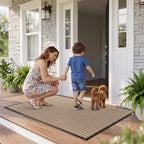 Front Door Mat Outside Entrance, Heavy Duty Waterproof Doormat | 73"x46" - Image 8