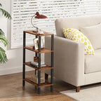 TUTOTAK Small Side Table, Narrow End Table, Skinny Sofa Table, Slim Nightstand - Image 2