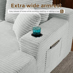 133" Oversized Cloud Boneless Sofa Couch - Image 4
