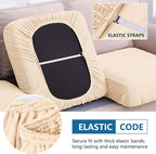 Waterproof Sectional Couch Covers, Non Slip Sofa Cushion Covers | L Shape - Image 4