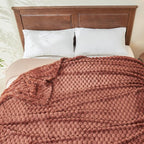 NEWCOSPLAY Fleece Clouds Cozy King Blanket - Image 8