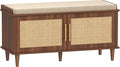 Akxomel Rattan Shoe Storage Bench by Akxomel