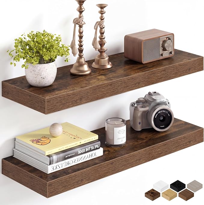 Fun Memories 24Inch Floating Shelves by FunMemories