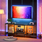 HOOBRO TV Stand with Charging Station to 55 Inches, LED Entertainment Center - Image 3