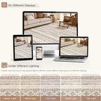 cotiled Boho 5x7 Area Rugs for Living Room: Soft Moroccan Washable Rug | Solve - Image 8