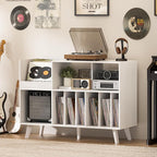 LELELINKY Large 48'' Record Player Stand - Image 5