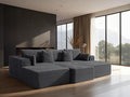 108" Cloud Sectional Couch, Comfort Sleep Sofa by VYUXWO