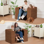 Futon Sofa Bed with Pillow, 3-in-1 Sleeper Sofa Bed with Removable Cover - Image 4