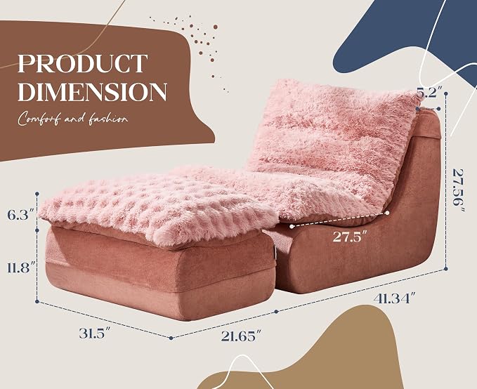 Hobestluk Sofa Couch Foam Sofa for Small Spaces Comfy Sofas - Image 2