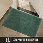 Sturdy Front Door Mat, Absorbent Muddy Dirt Resist Welcome Door Mats Outdoor - Image 6