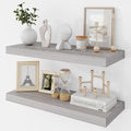 Acovy 24 Inch Floating Shelves, 9.3" Deep Floating Shelf Wall Mounted, Rustic by Acovy