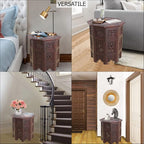 COTTON CRAFT Solid Wood Accent End Table - Image 8