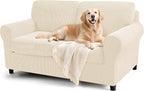 SUBRTEX 5 Pieces Stretch Sofa Slipcover Sets Couch Cover Sets Backrest Cushion by Subrtex