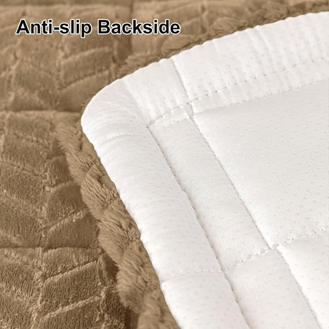 Smiry Couch Cover for Dogs, Non Slip Fuzzy Pet Sofa Covers Washable | Sofa - Image 6