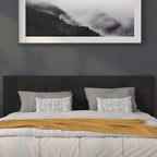 Flash Furniture Bedford Tufted Upholstered King Size Headboard in Black Fabric - Image 5