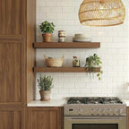 Dreamland Floating Shelves for Wall, 2 Pack Rustic Wooden Wall Shelves - Image 2