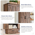 Farmhouse Kitchen Pantry Cabinet - Image 4