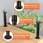 Wlrrcwdttc 4 Pcs Metal Adjustable Furniture Legs 4.72-7.87 inch, Adjustable - Image 6