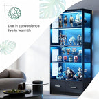 Lamtor Display Cabinet with Glass Doors - Image 9
